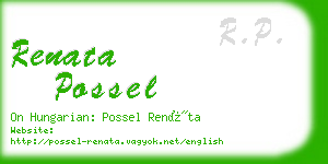 renata possel business card